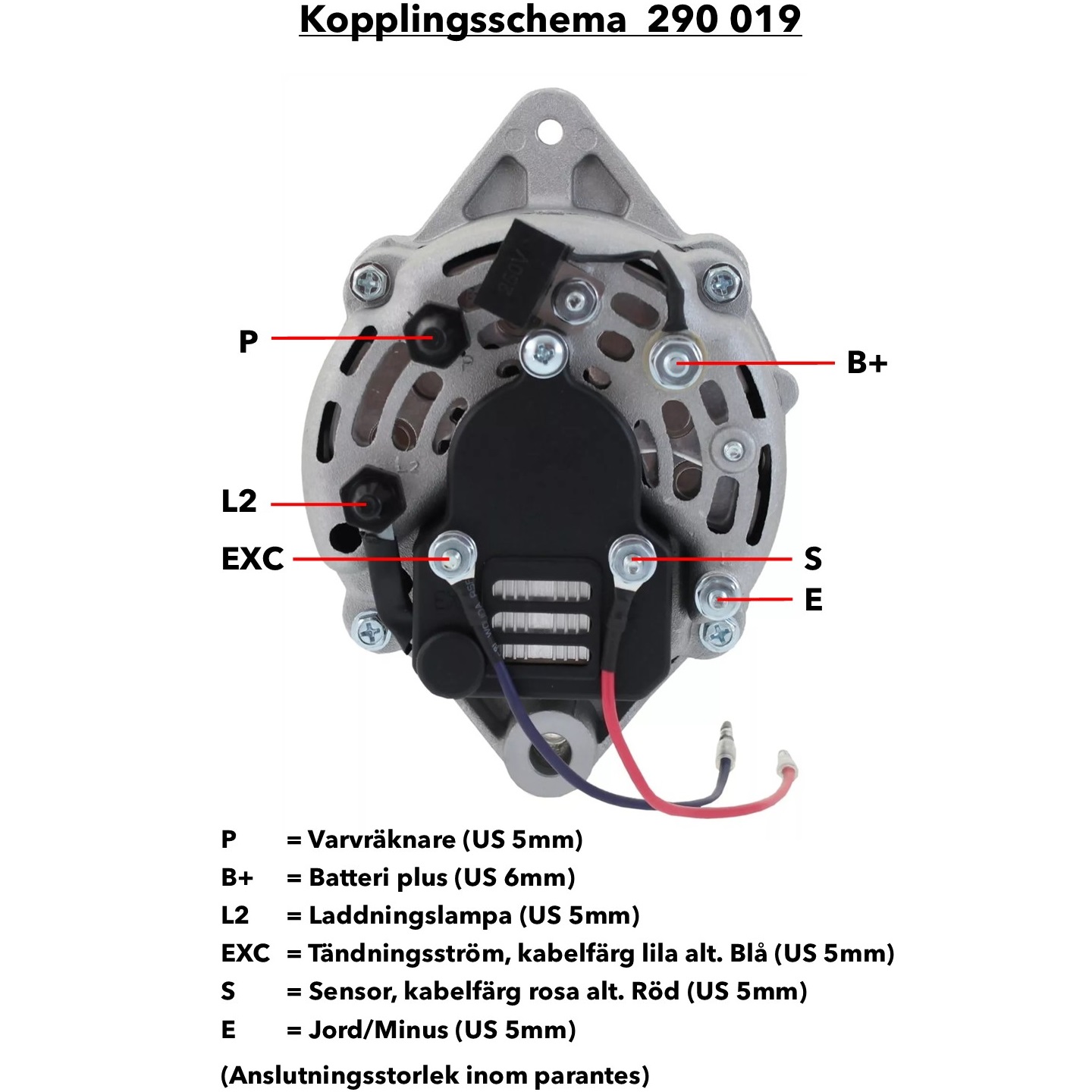 Generator 12V 65A 6