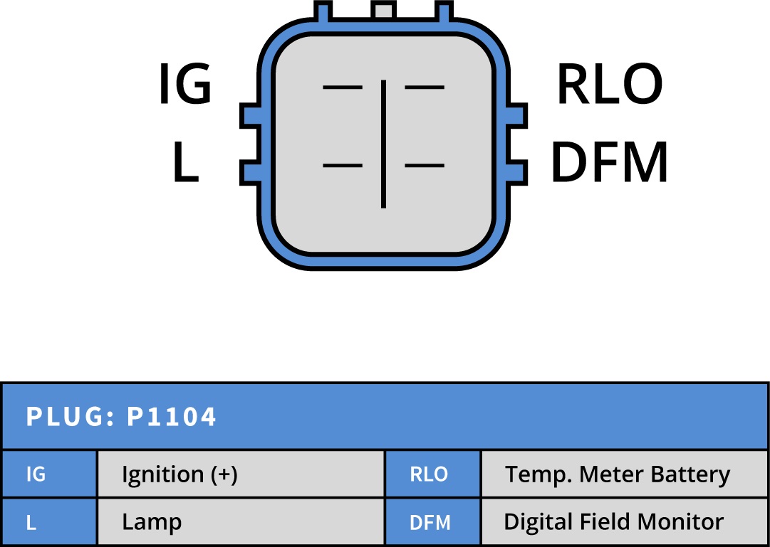 Generator 12V 100A 4