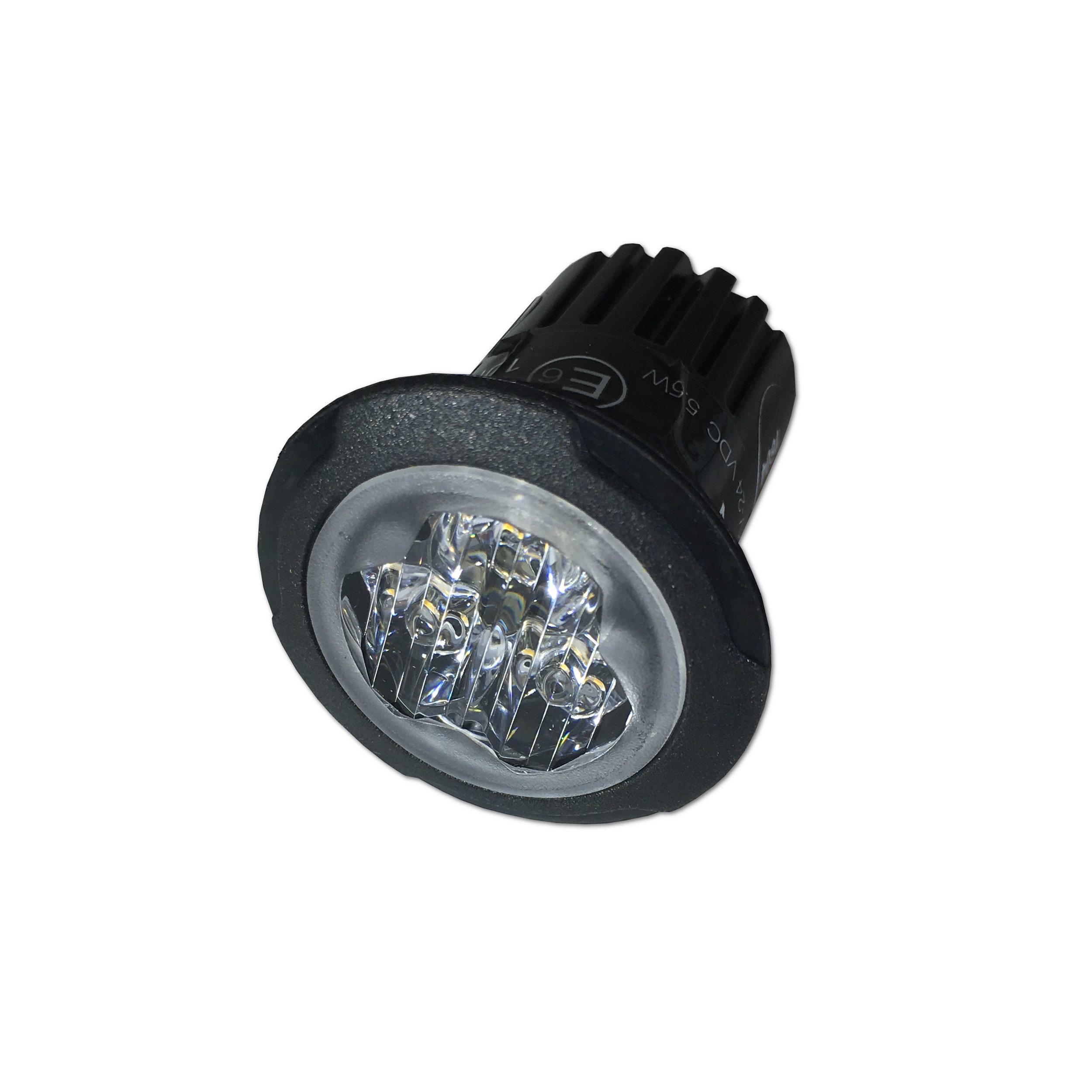 LED Blixtljus 3LED ECE R65 rund infälld Gul