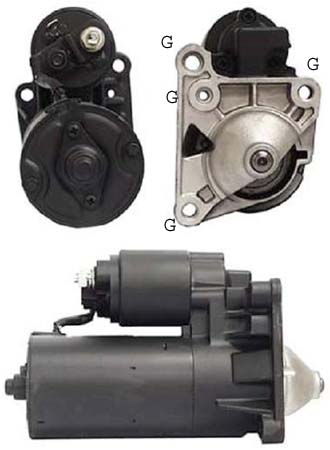 Startmotor 12V 1.4kW, renoverad original