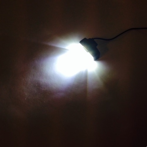 LED Blixtljus Mini Vit 4LED