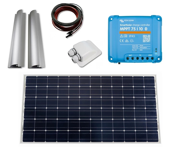 Solcellspaket 115watt med MPPT reg.