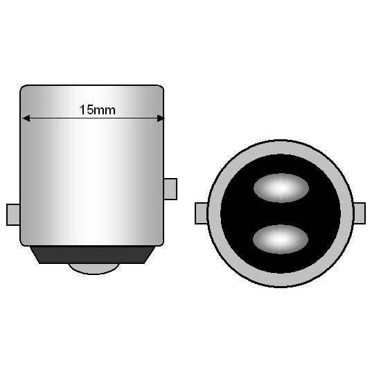 BAY15d 48LED diod Vit 1