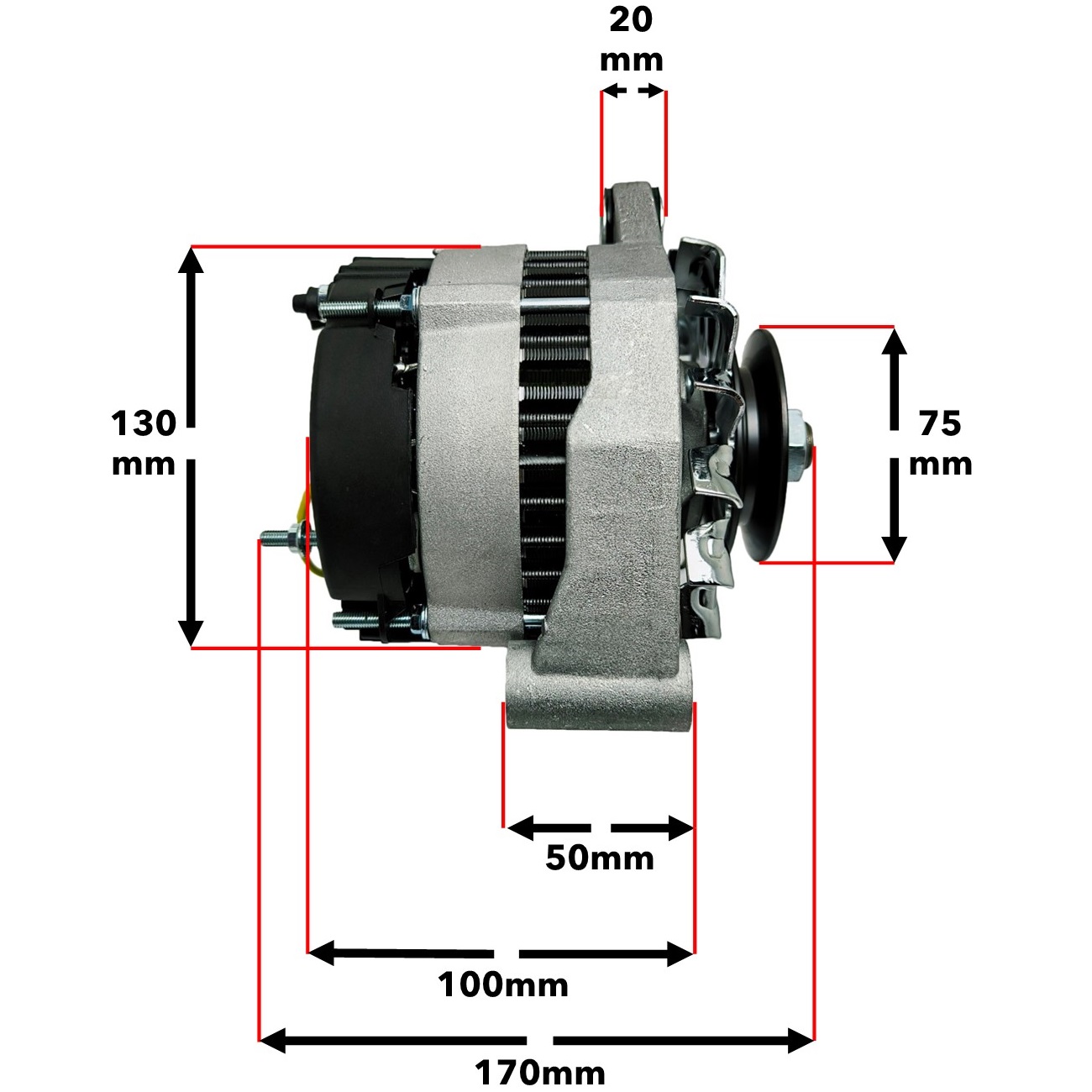 Generator 12V 50A (2-polig) 8