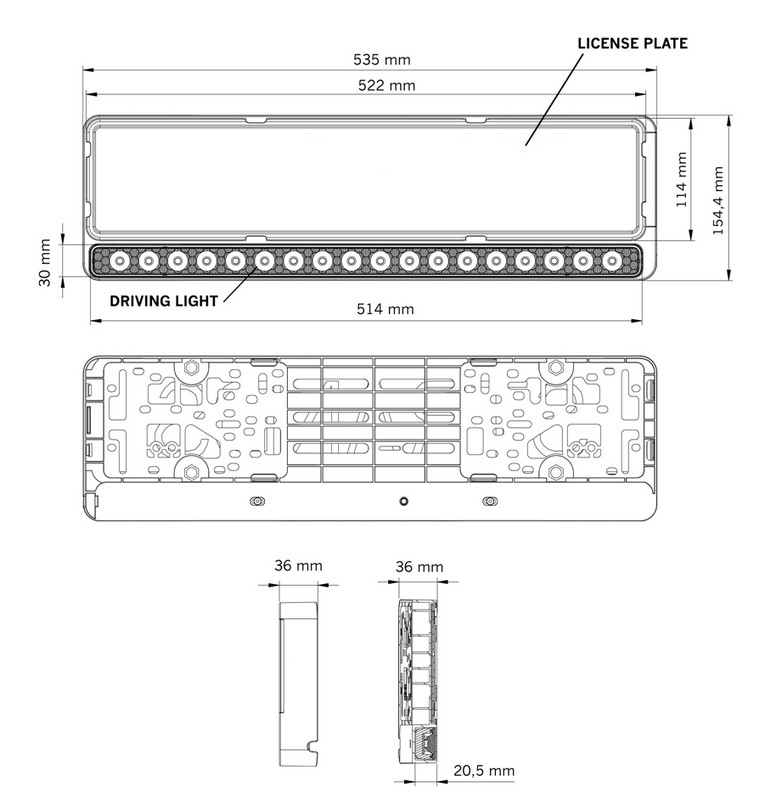 LED Lightbar 82W 2