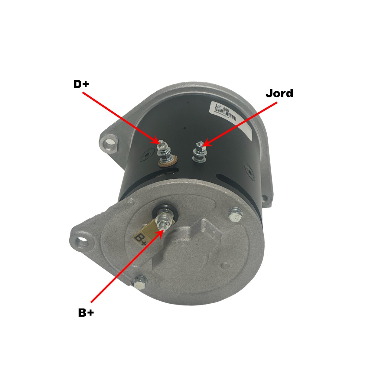 Växelströmsgenerator 12V 90A Ford (kort modell) 2