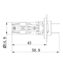 H7 LED E4 5400Lm 1