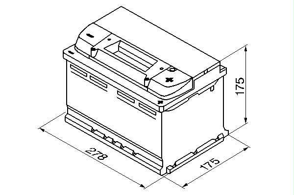 Batteri 12V 70Ah 640CCA Banner 1