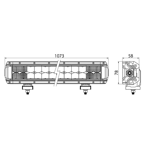 LED Lightbar 42" Heat Combo 1