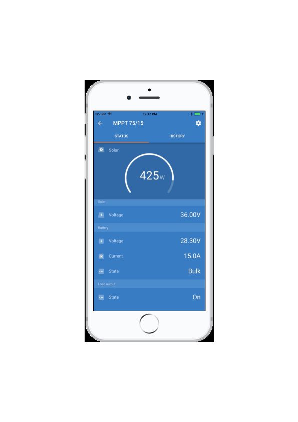 Laddningsregulator Smart Solar MPPT 75-15 Blutetooth 2