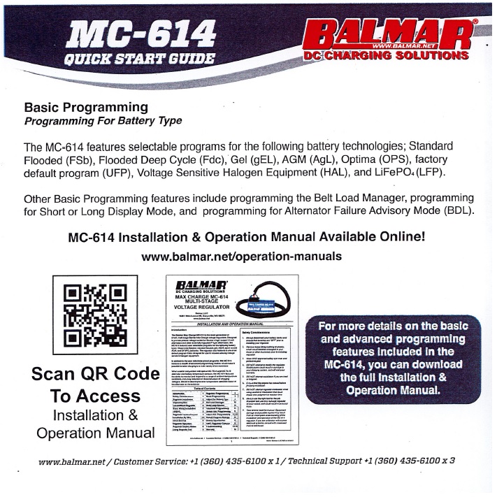 Regulator MC-614 flerstegs 12V 2