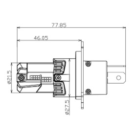 H4 LED E4 6000Lm Hel-halvljus 1