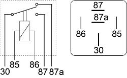 Minirelä växlande 12V 40-70A 1
