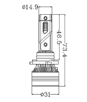 HB4-9006-HIR2 LED F3 10000Lm 1