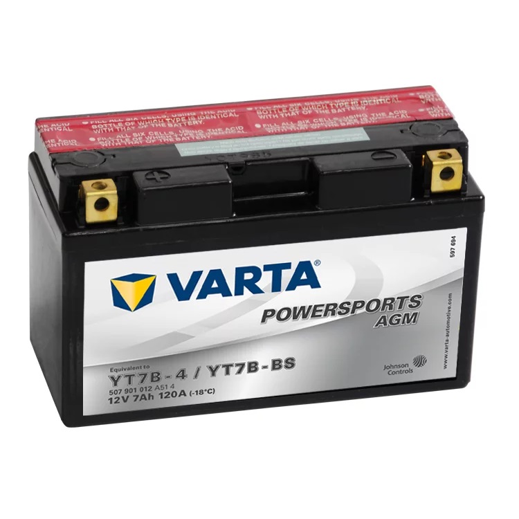 Batteri AGM 12V 7Ah, 120CCA