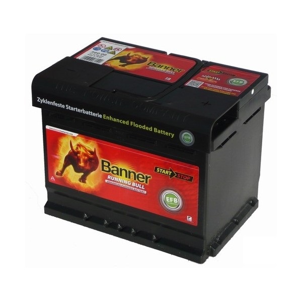 Batteri EFB 12V 60Ah 560CCA Banner