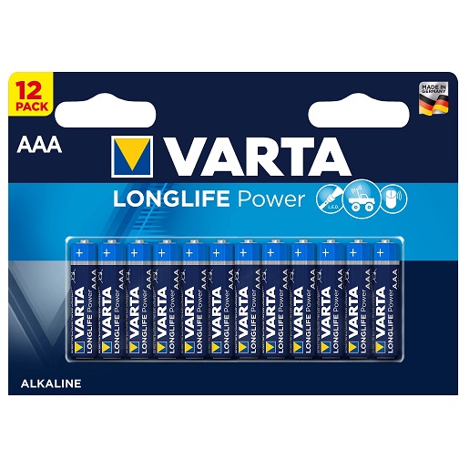 Batteri stav AAA 1.5V Varta 12p