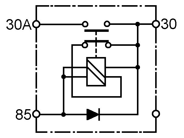 Elektrisk huvudströmbrytare 12V 1