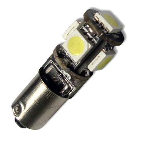 BA9s LED Canbus 5 SMD Gul