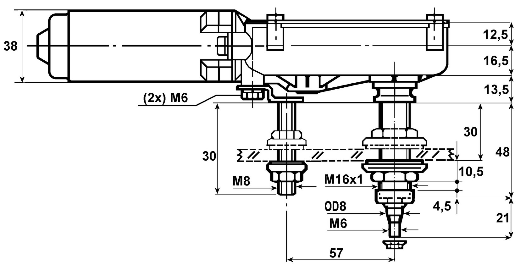 Torkarmotor 12V DOGA 1