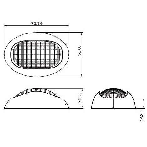 LED Lanterna akter 12-24V 1