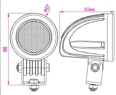 LED Marine 10W CREE Flood 1