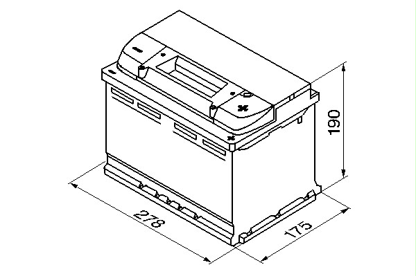 Batteri Varta AGM 12V 80Ah, 800CCA 1