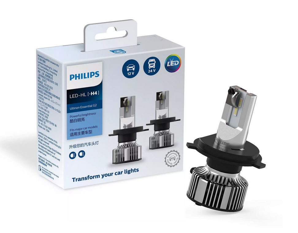 H4 LED Original Philips Compact UE G2