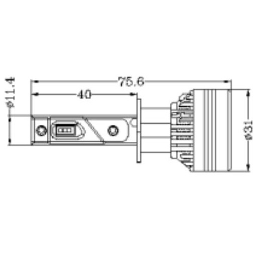 H1 LED F3 10000Lm 1