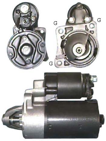 Startmotor 12V 1.1kW, renoverad original