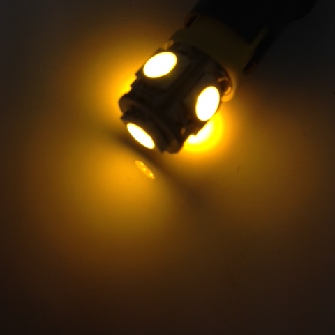 BA9s LED 5 SMD Gul 1