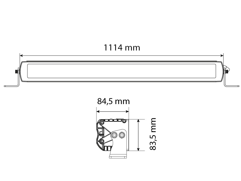 LED Lightbar Maxx 1100 DRL R112 6