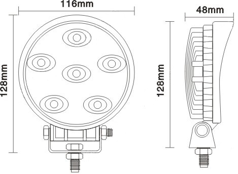 LED Marine 18W Flood 1