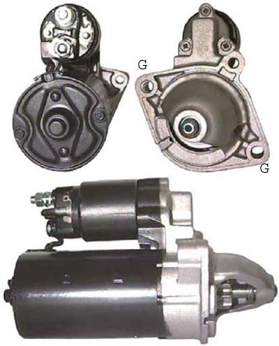 Startmotor 12V 1.4kW, original Bosch-SEG