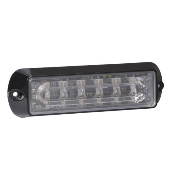 LED Blixtljus 6LED Vit