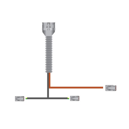 Kablage till Wakespeed WS48 DC-DC 1