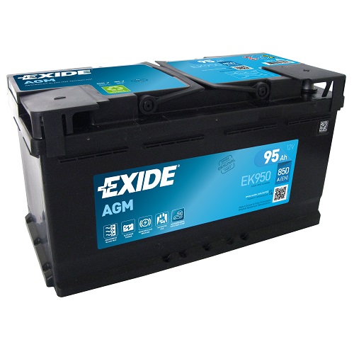 Batteri AGM 12V 95Ah 950CCA Exide