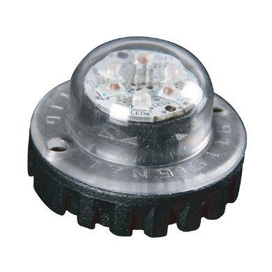 LED Blixtljus 3LED rund